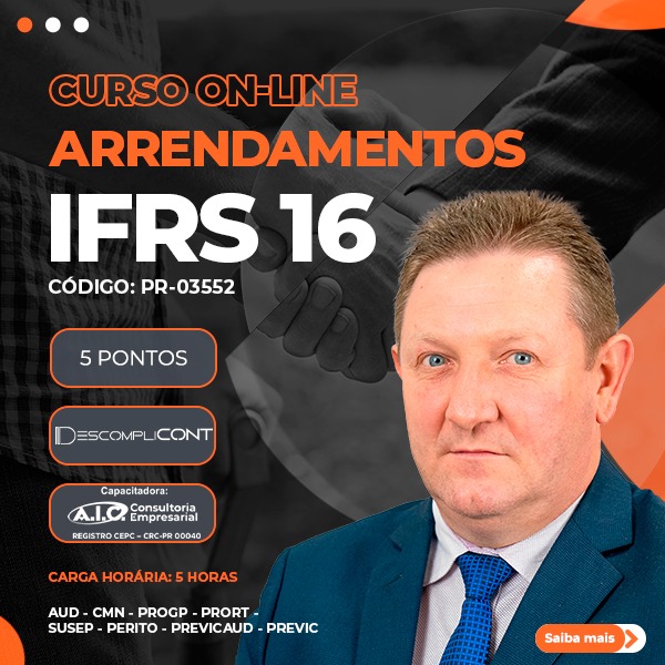 ARRENDAMENTOS - IFRS 16